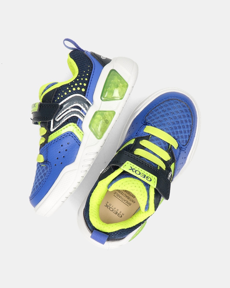 Geox Illuminus Klittenbandschoenen  - blauw