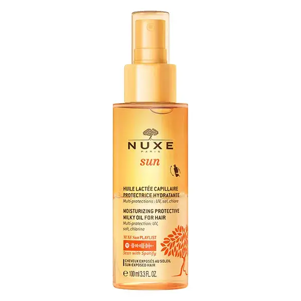Nuxe Sun Huile Lactée Capillaire Protectrice 100ml