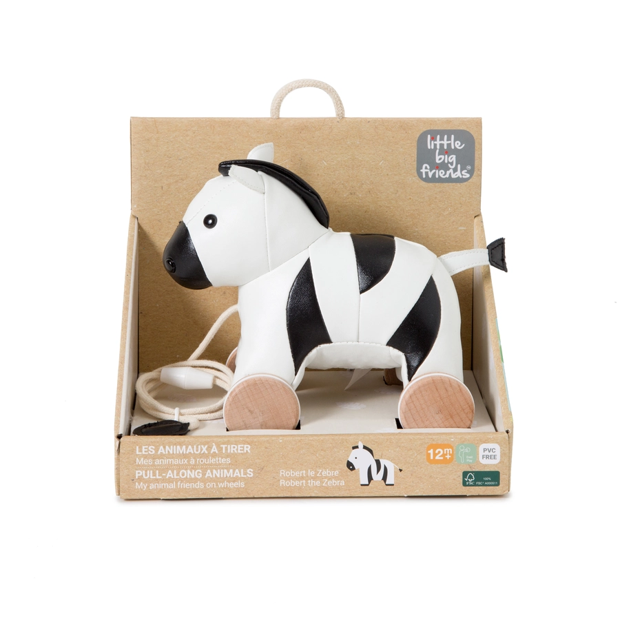 Little Big Friends Ziehtier - Robert das Zebra