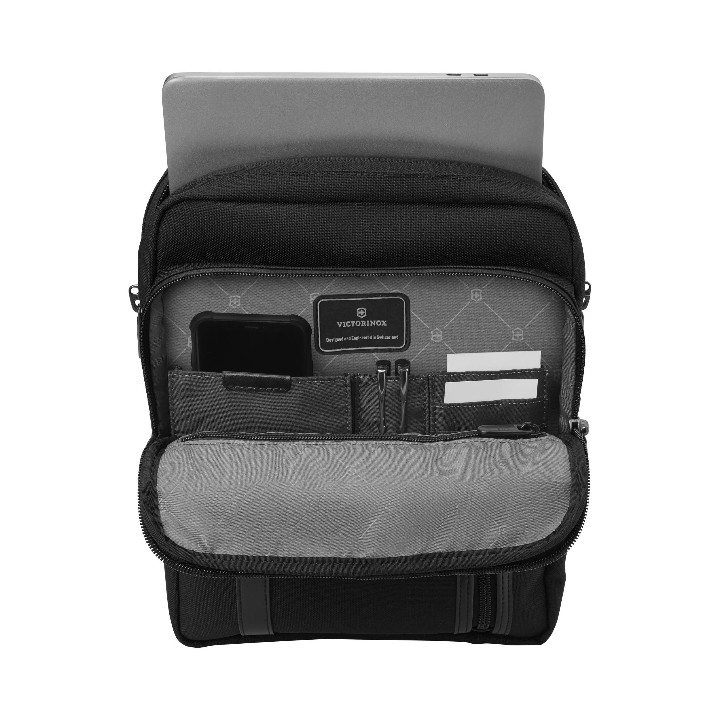 Werks Professional CORDURA® Crossbody Laptop Bag-schwarz