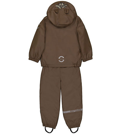 Mikk-Line Regnt?j m. Termo/Seler - PU - Rec Warm - Chocolate Chi