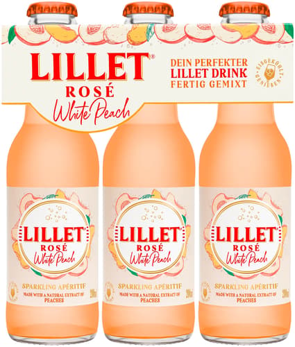 Lillet Rose White Peach 3x0,2l