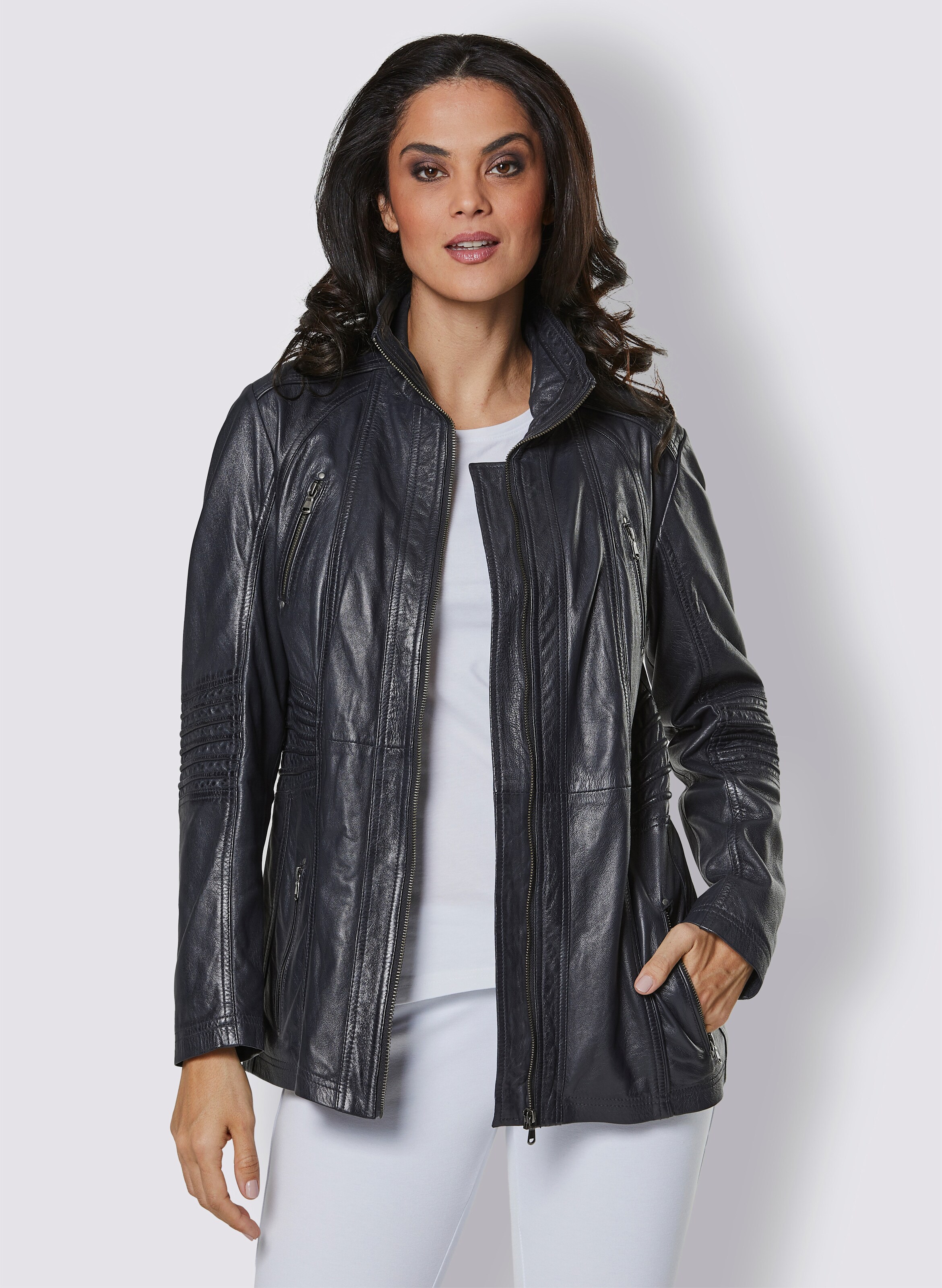 Lederjacke