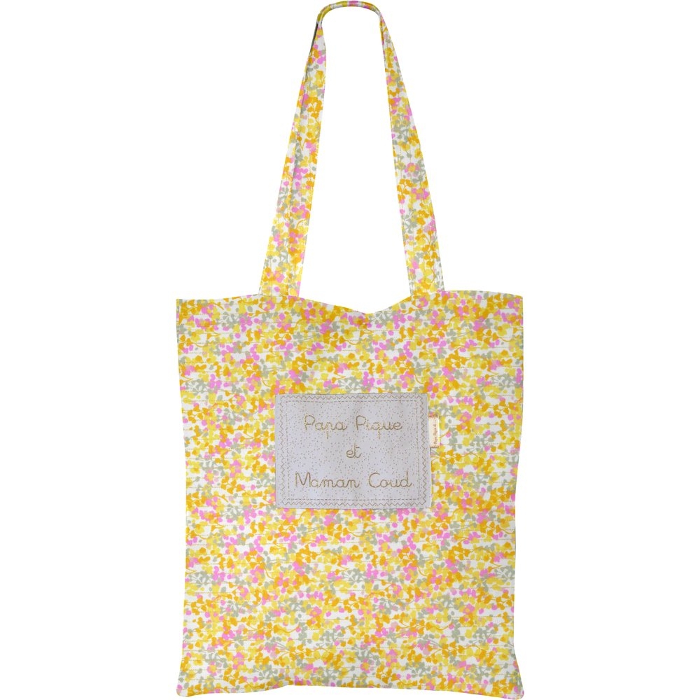 Sac Tote Bag Mimosa Jaune Rose