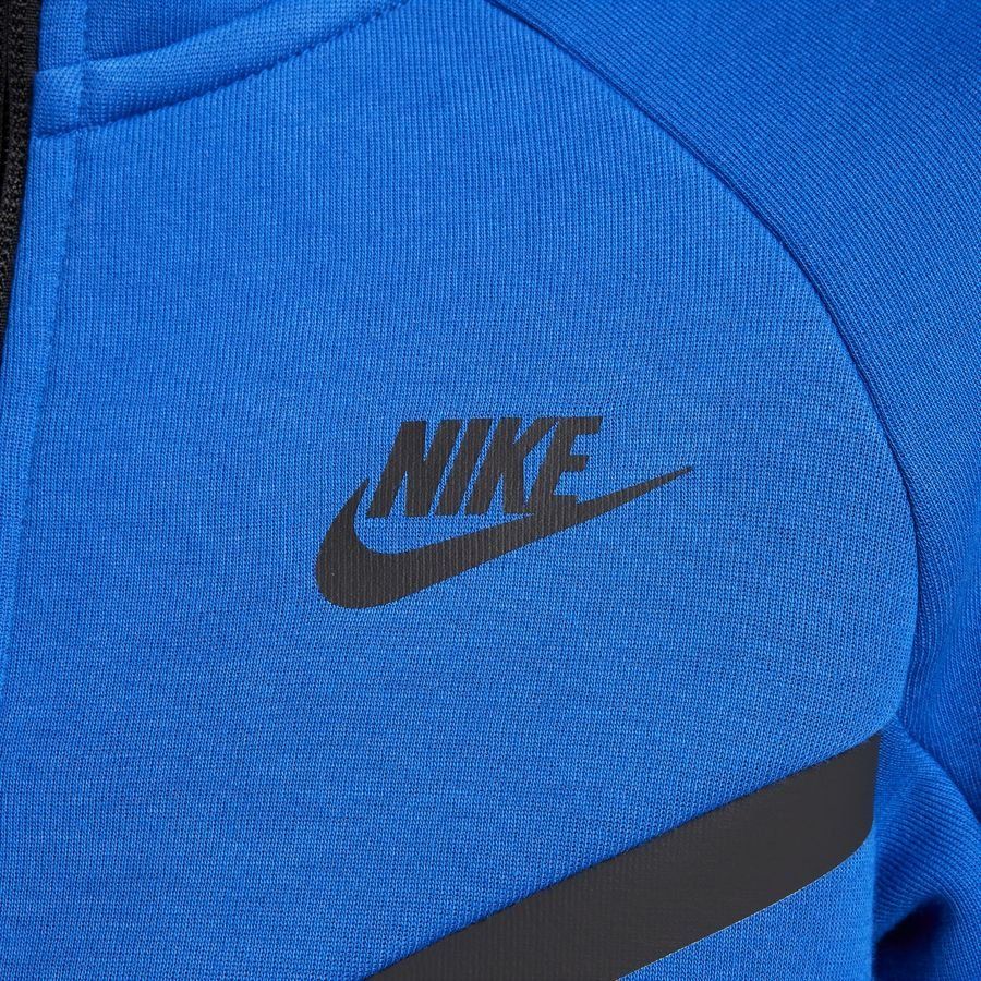 Nike Sweat à Capuche NSW Tech Fleece FZ 24 - Bleu/Noir Enfant