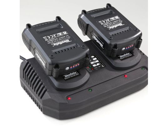 WESTFALIA - Chargeur de batterie Chargeur double 18v daslg
