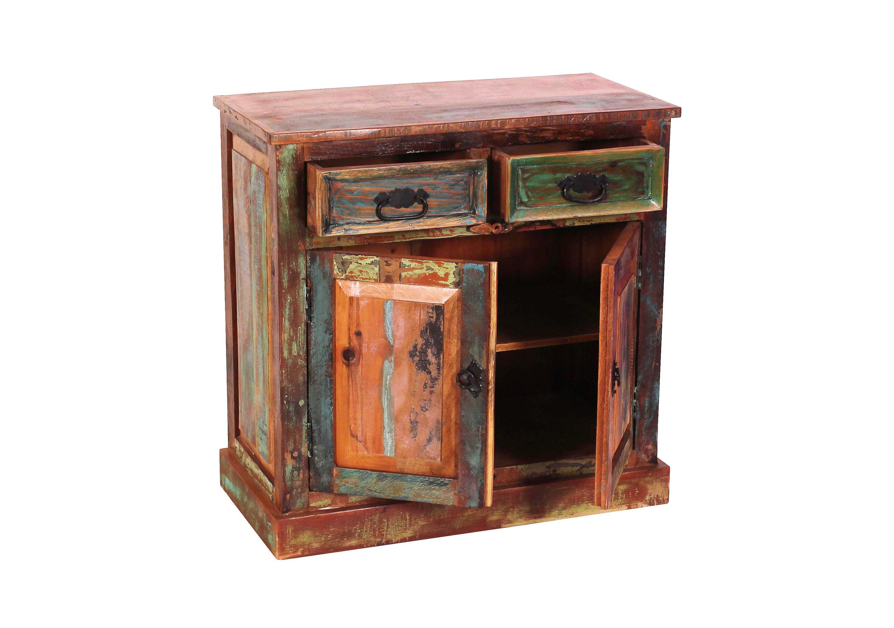 Kommode RIVERBOAT Altholz Schubladenschrank Sideboard Wohnzimmerschrank Schrank