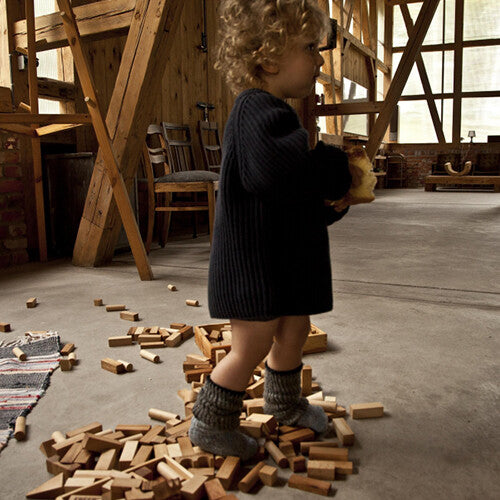 Wooden story stapelblokken XL - naturel - 63 st