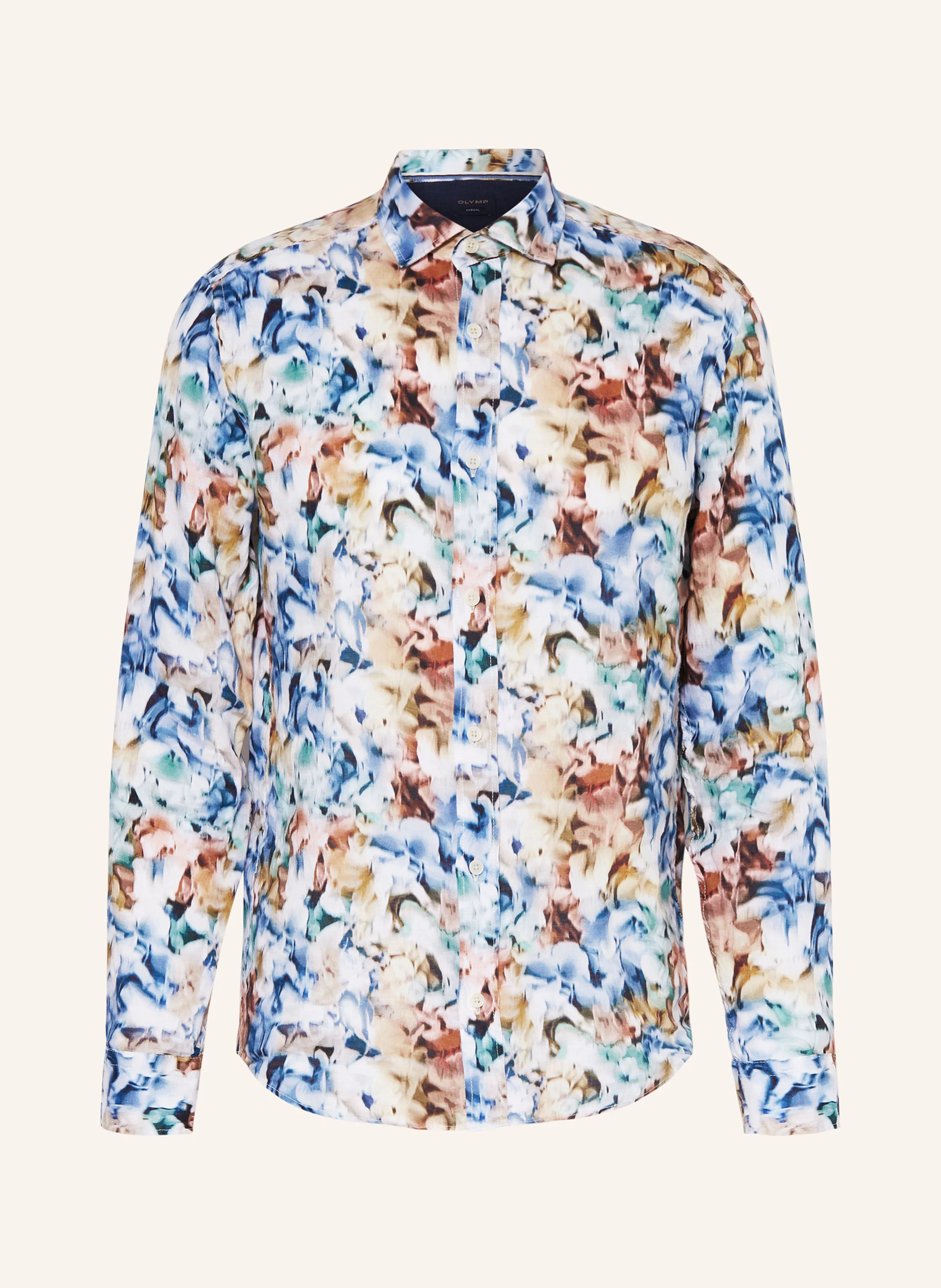OLYMP Leinenhemd Regular Fit