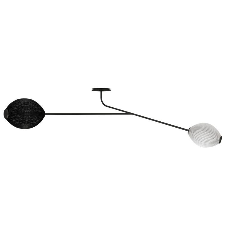 Gubi Satellite wandlamp zwart/wit