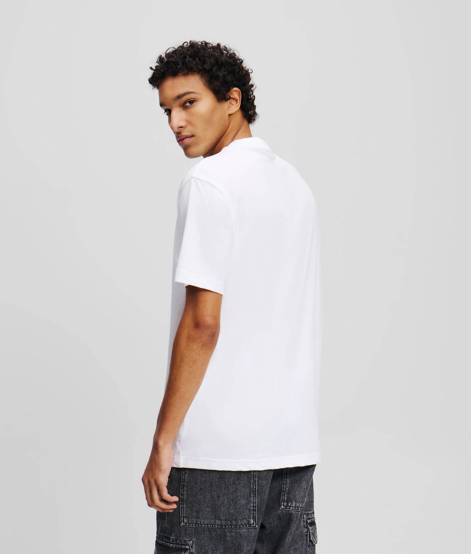 T-SHIRT AVEC MONOGRAMME - Blanc