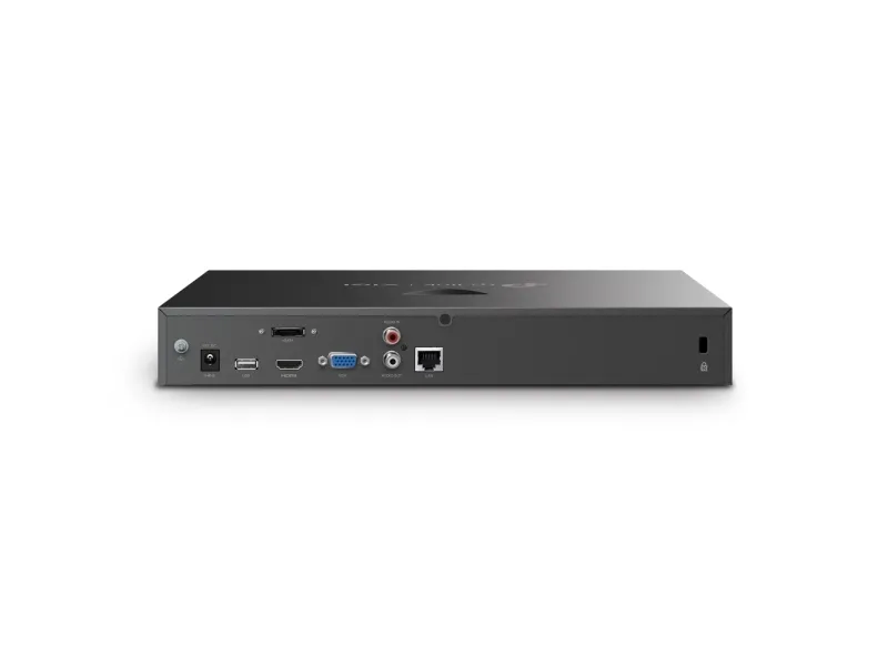 TP-Link VIGI NVR2016H, 16 kanaler, 3840 x 2160 pixel, 16 kanaler, 720p, 1080p, HDMI Output Resolution: 1 Channel, Resolution: 1280x720/60Hz, 1280x1024/60Hz, 1440x900/60Hz,..., G.711 A-law, G.711 µ-law, G.726