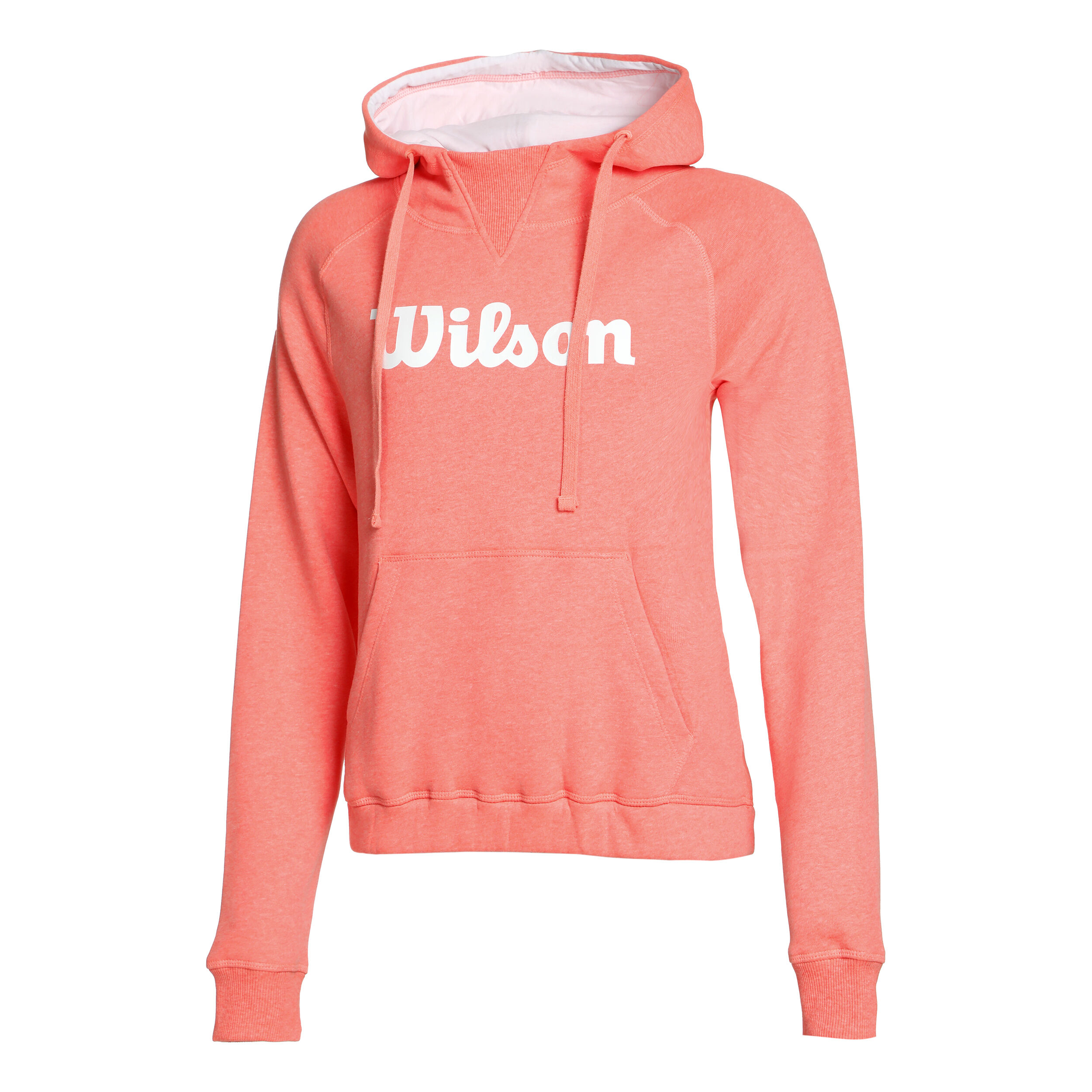 Wilson Script Sweat À Capuche Femmes - Corail