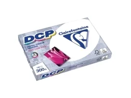Papir til farveprint, Clairefontaine DCP, A4, 3801, 300g, hvid - (125 ark)