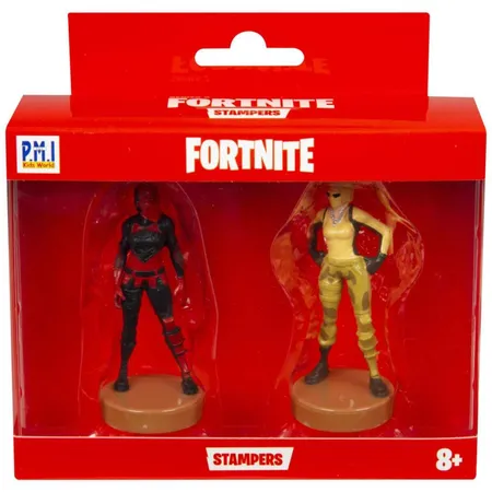 Sambro Fortnite 3D Sammelfiguren mit Stempel, Doppelpack, Serie 2, sortiert