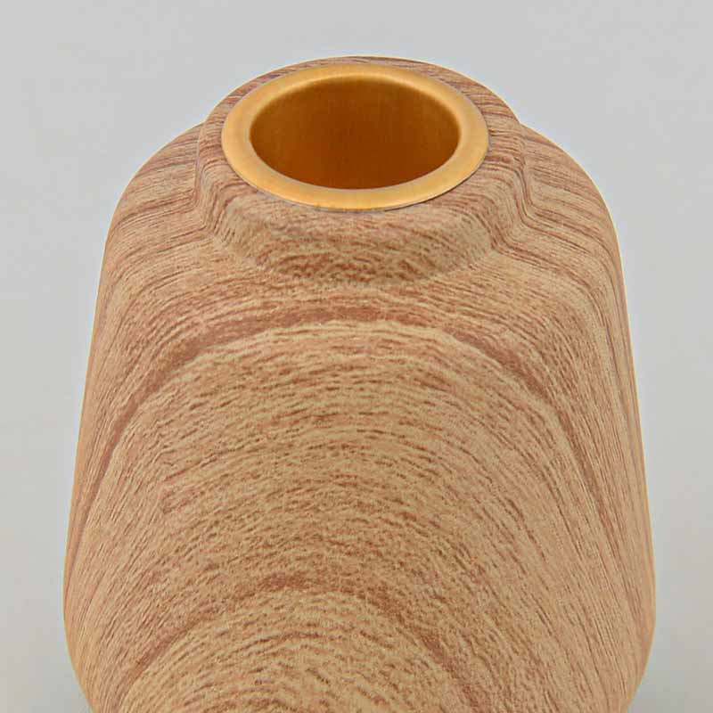 Bougeoir 'Woodlike' marron