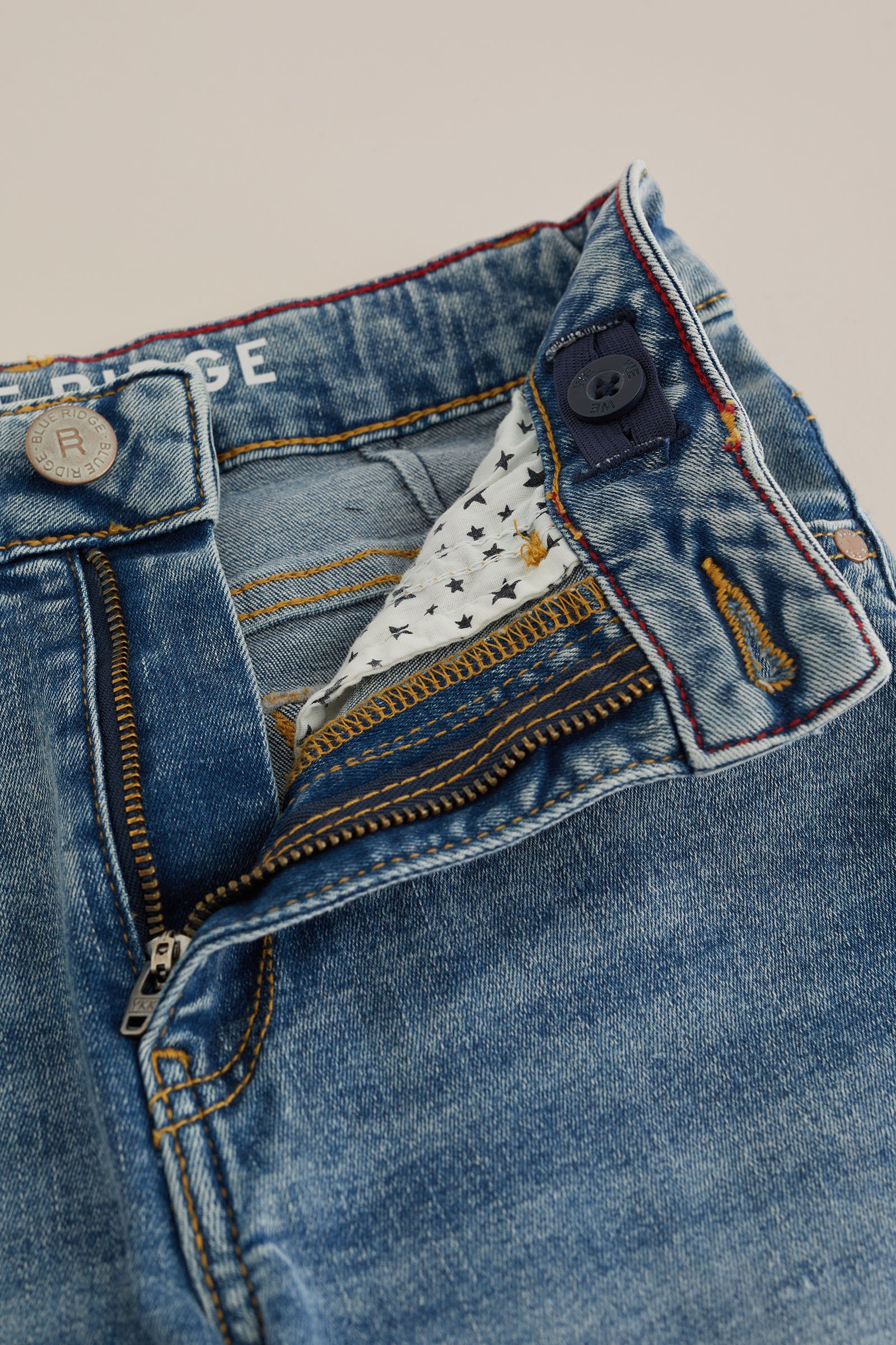 Meisjes super skinny fit jeans met stretch Blue Ridge Lichtblauw