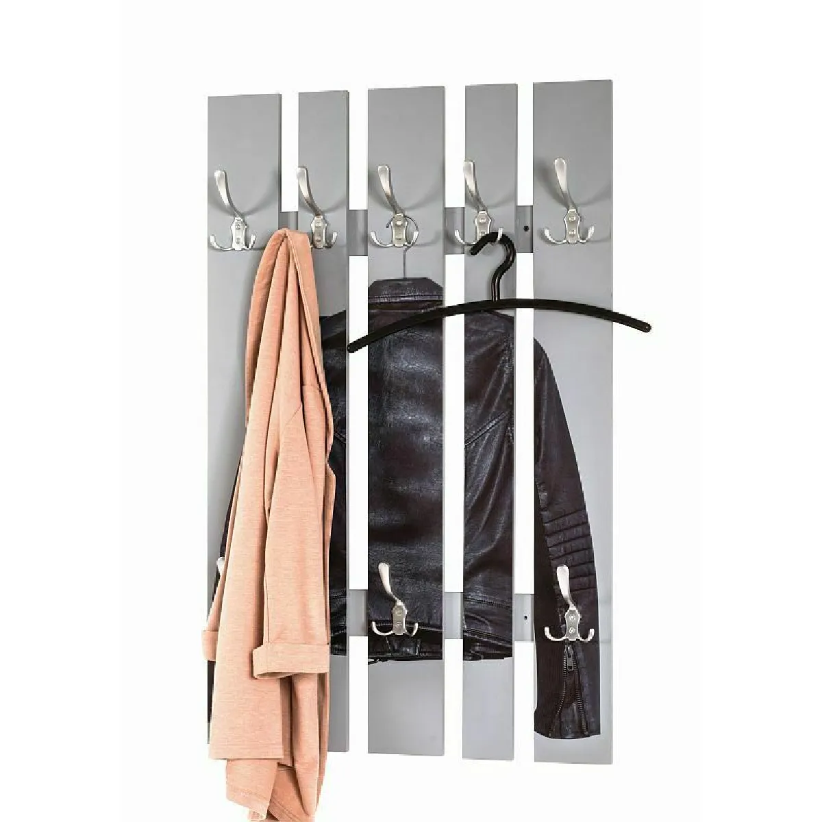 Pegane Garderobe Gris et Noir