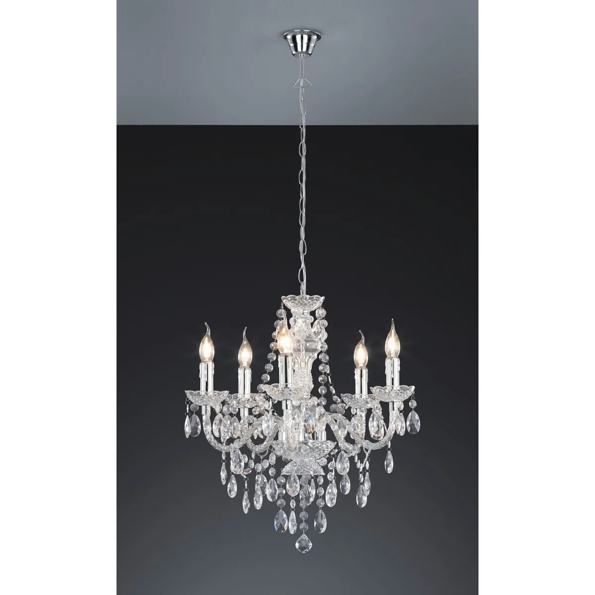 Lumiere Lustre Classique Lüster Chrome
