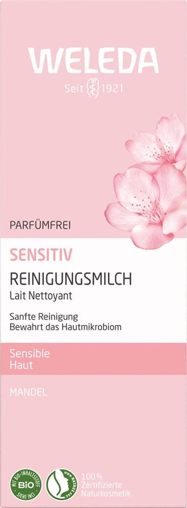 Weleda Reinigungsmilch Milch sensitiv Mandel Tb 75 ml