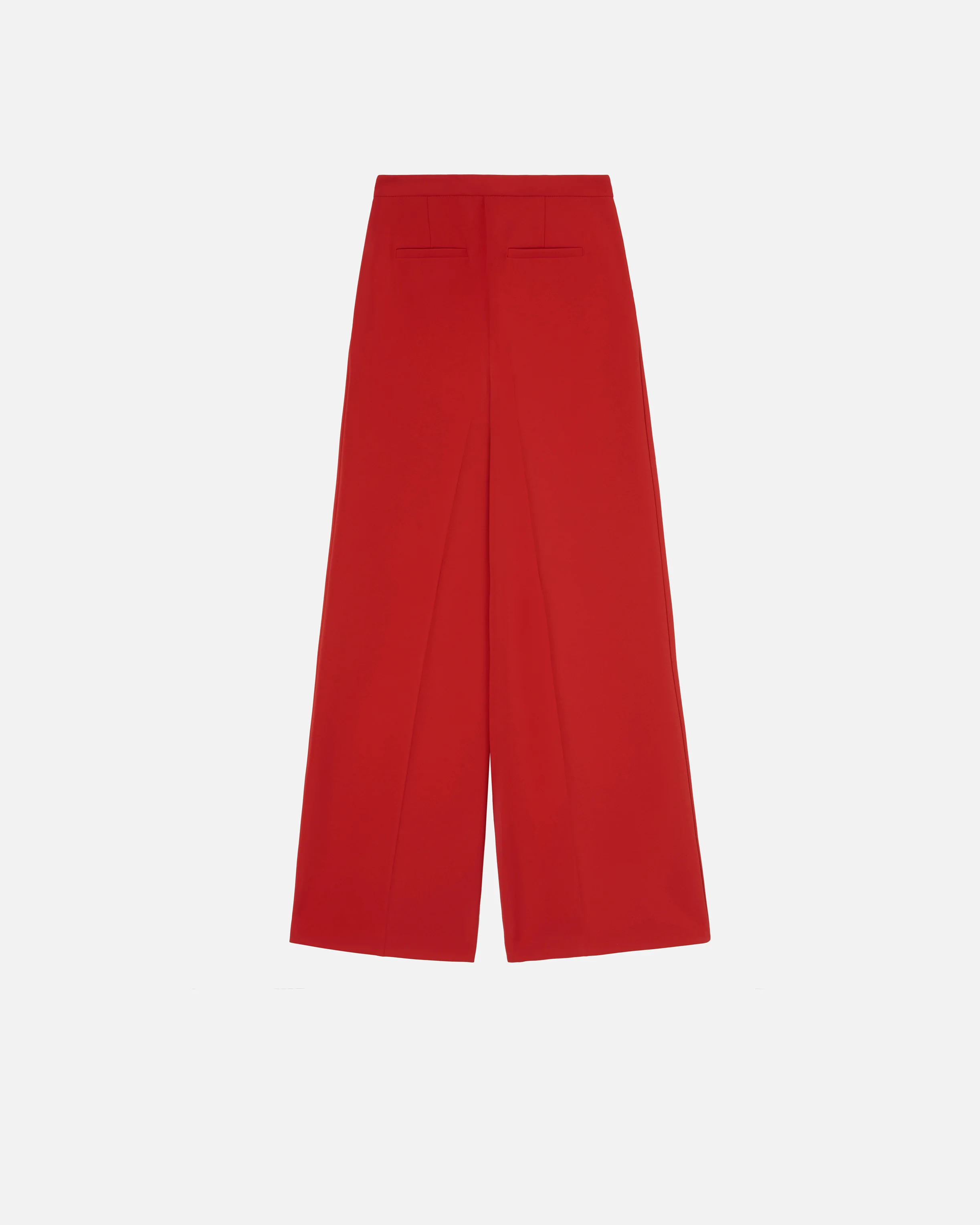 Pantalon palazzo élégant | Rouge