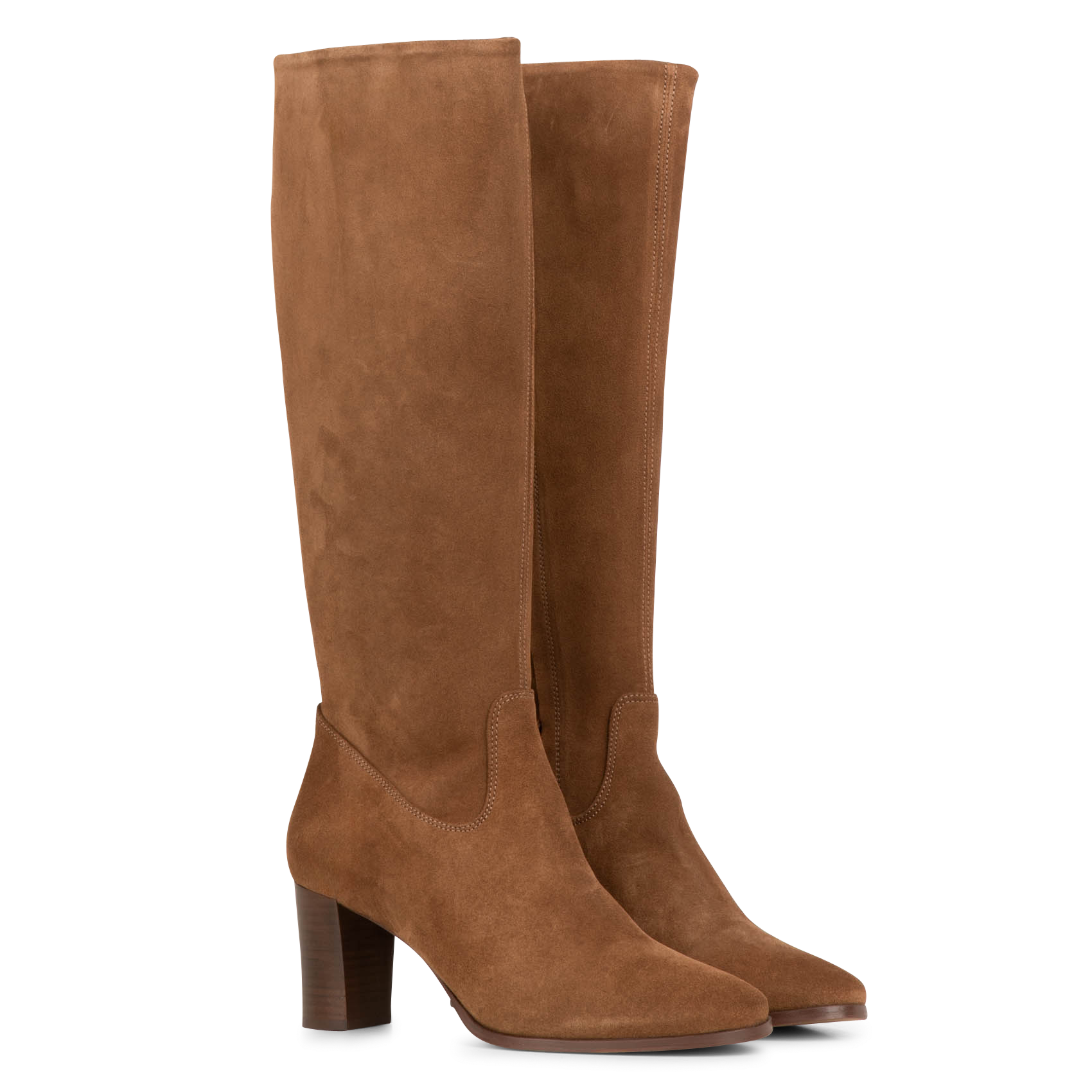 N°251 - Bottes en cuir velours | Marron