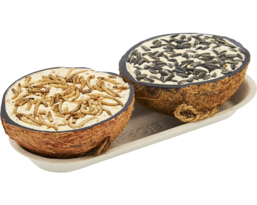 Voer voor wilde vogels, halfkokosnoten, 400 g