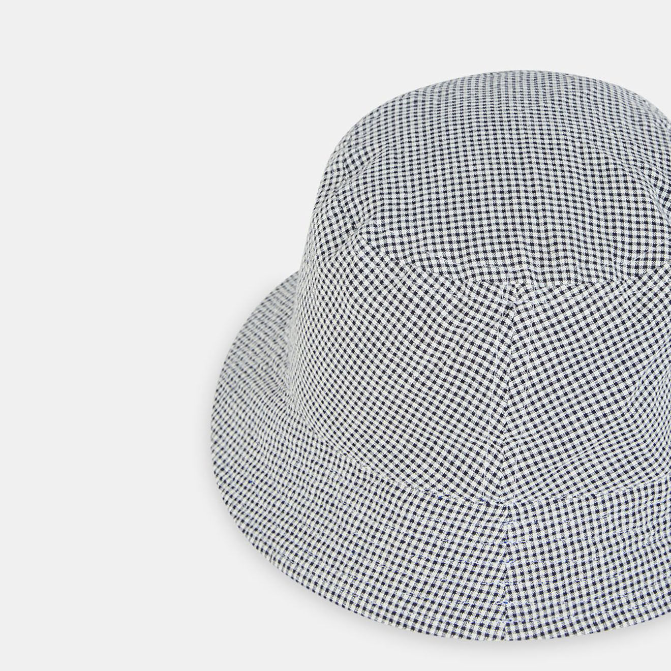 Samsoe Samsoe Bob en Coton Nino Vichy bleu marine/blanc
