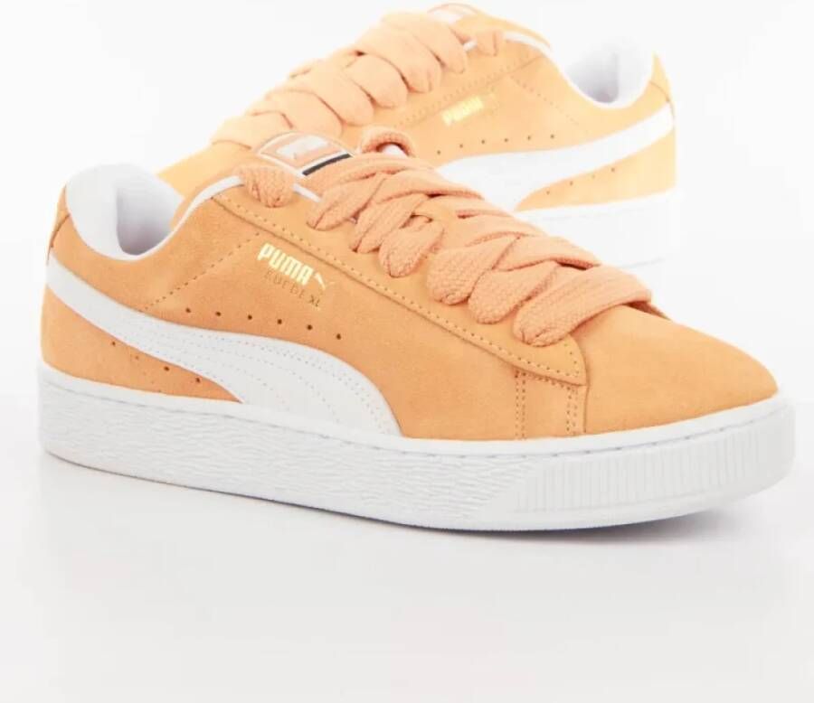 PUMA Suede XL Bruin Gebroken Wit Sneakers Unisex