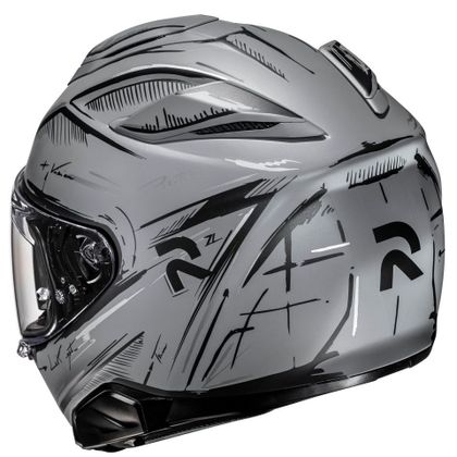 Casque Hjc RPHA 71 - TETH - Gris / Noir