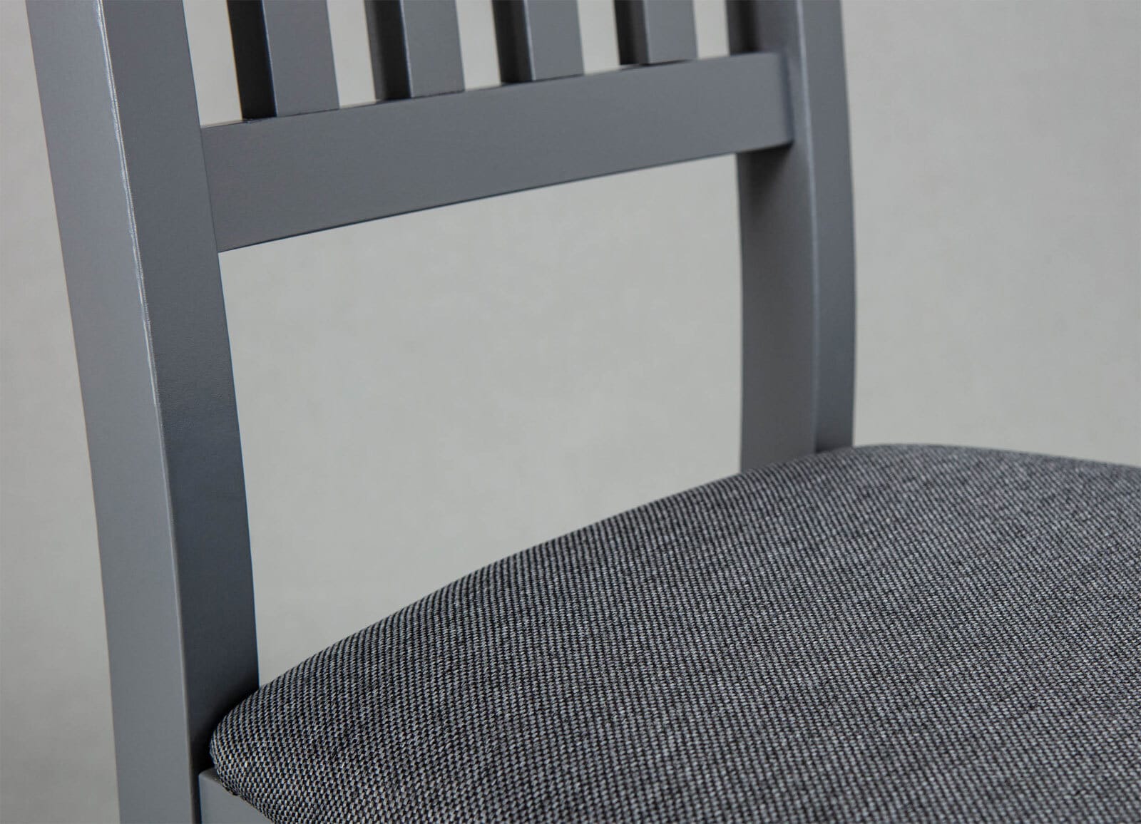 Esszimmerstuhl Niclas 2er Set Massivholz grau
