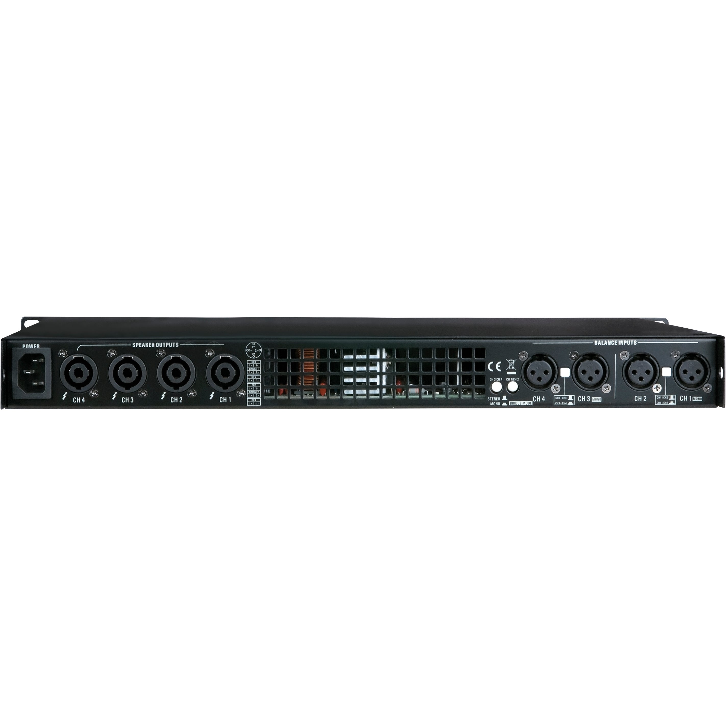 DAP Qi-4200 installatieversterker 4 kanalen 4x200W