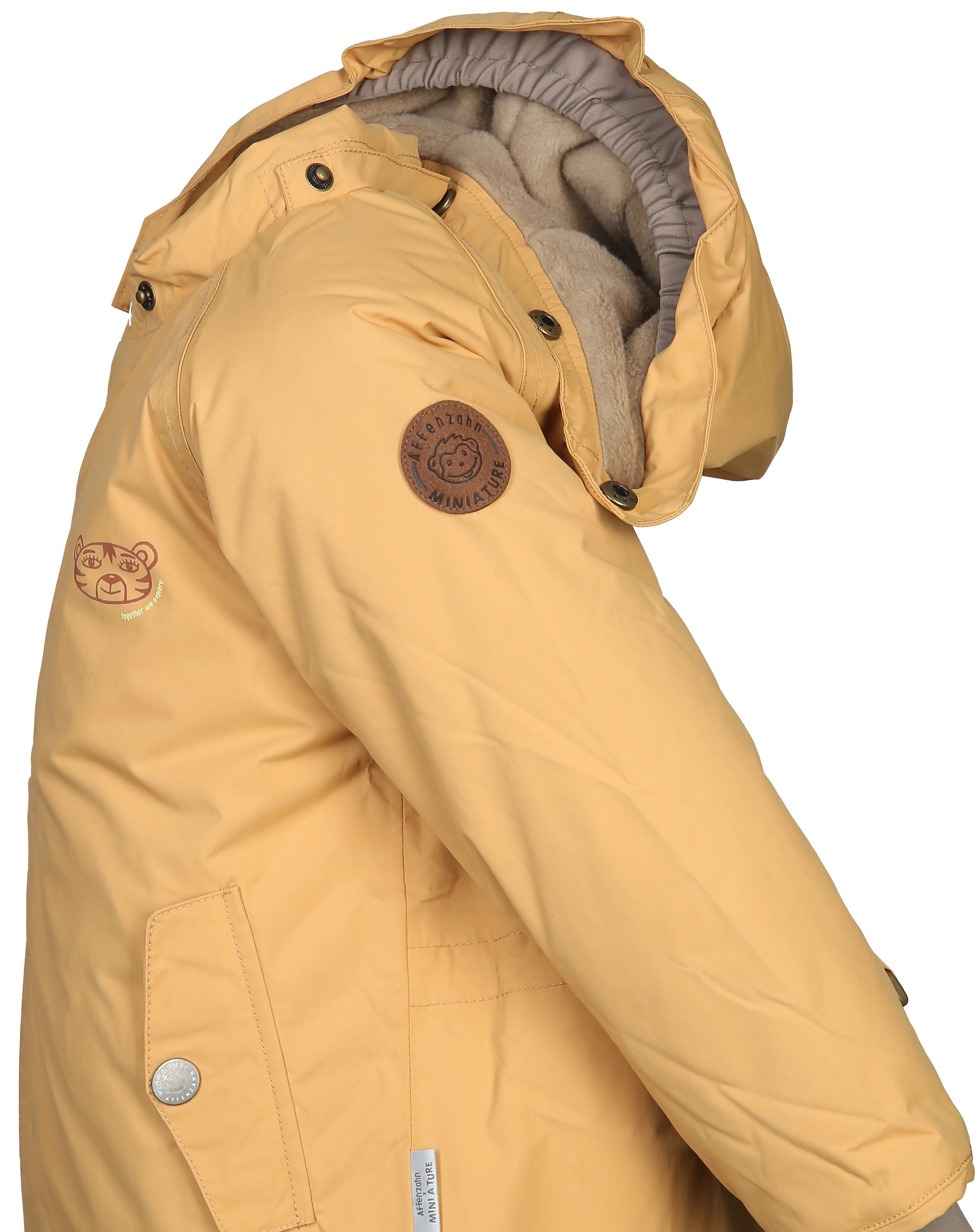 Winterjacke AFFENZAHN MATARIA in taffy yellow