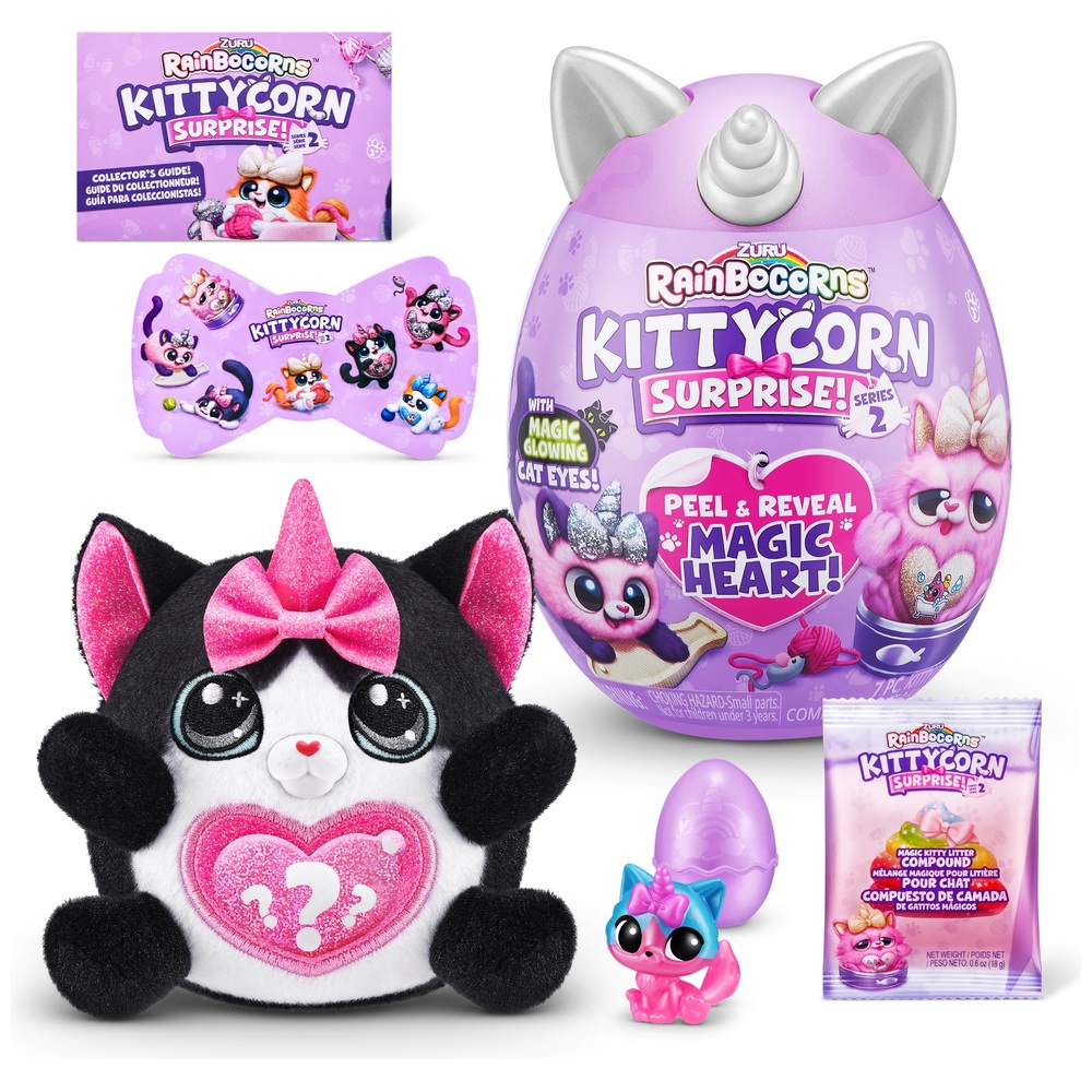 Rainbocorns Kittycorn Überraschungsserie 2 Peel & Reveal Magisches Herz