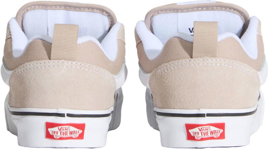 VANS KNU Skool suede sneakers lichtgeel wit