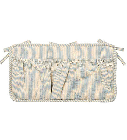 MarMar Betttaschen - 40x24 cm - Blue Stone Stripe