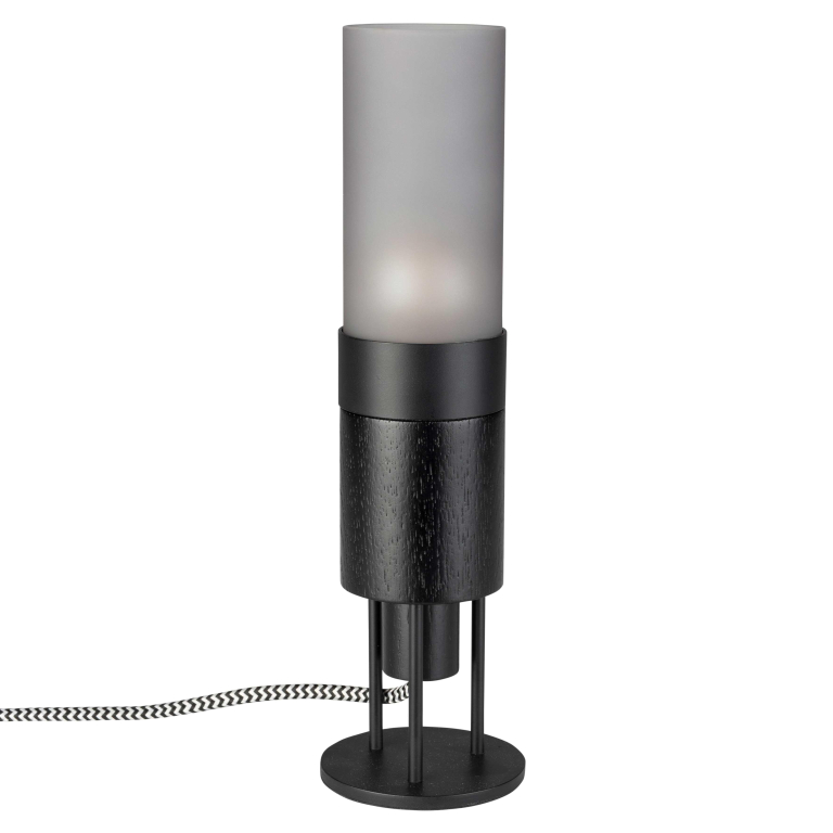 Dutchbone Momo bureaulamp houtskool