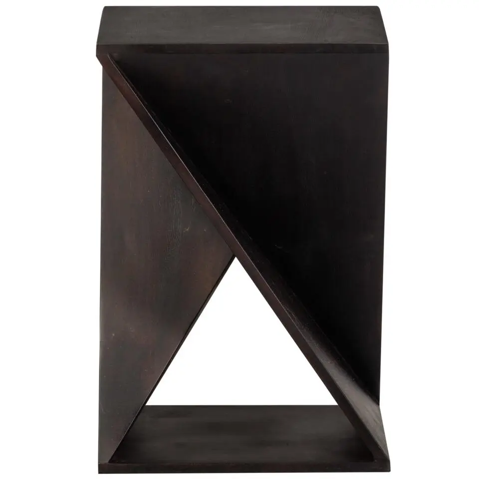 WOOOD bijzettafel Ikem - Acacia - Donkerbruin - 61x41x41 cm