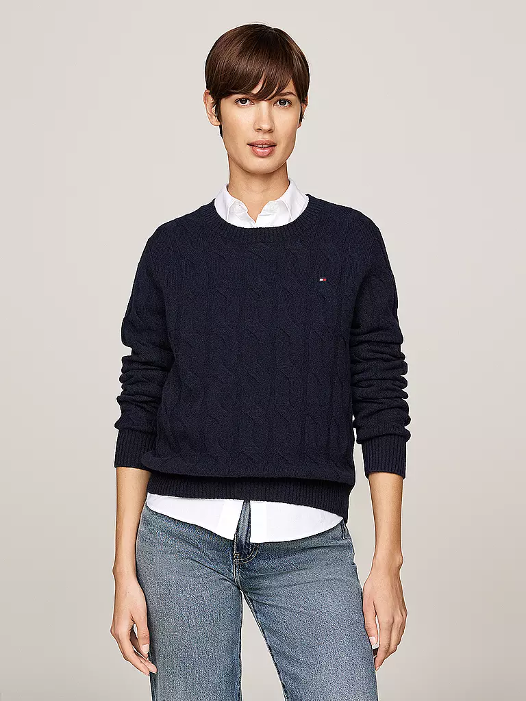 TOMMY HILFIGER Pullover dunkelblau
