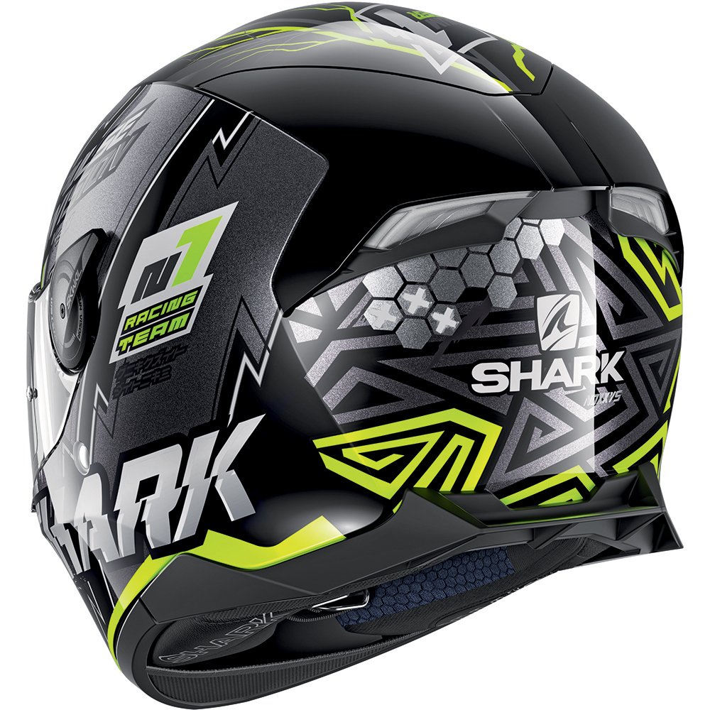 Shark - Casque Skwal 2.2 Noxxys Noir / Jaune / Gris / Blanc