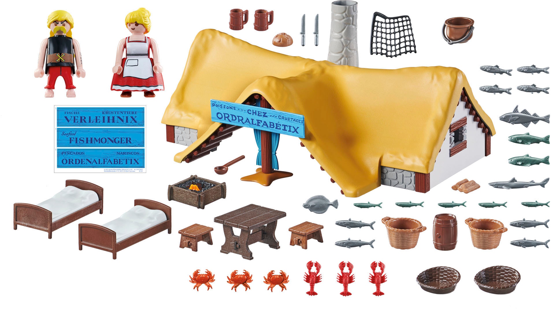 Playmobil® Konstruktions-Spielset »Hütte des Verleihnix (71266), Asterix« Made in Germany