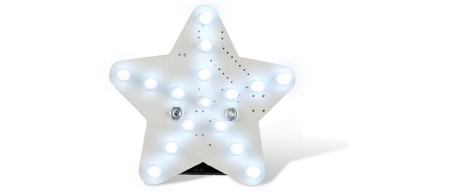 Bausatz LED Stern WeissElektronikbausatz