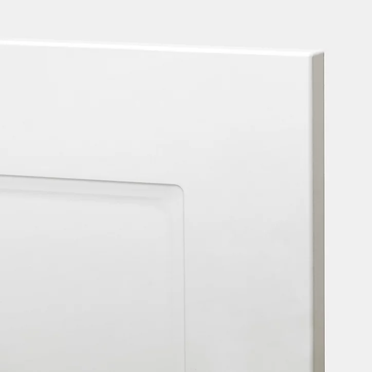 Porte de meuble de cuisine Artemisia blanc mat l. 50 cm x H. 72 cm GoodHome