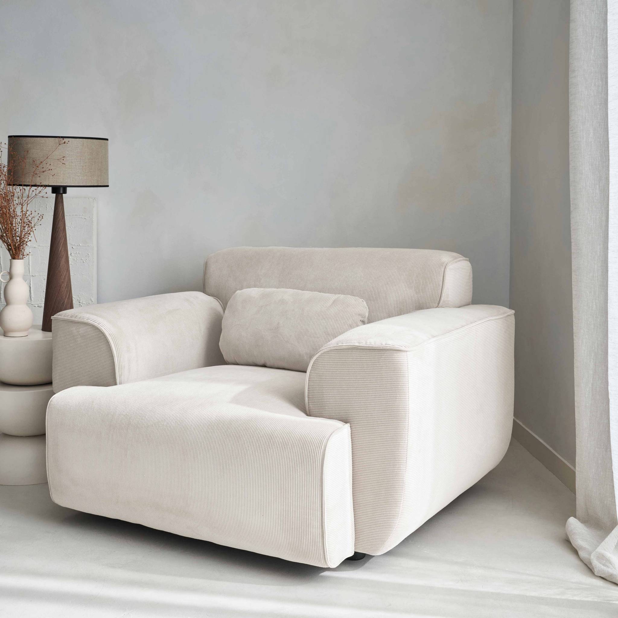 sweeek - 1-zits corduroy fauteuil