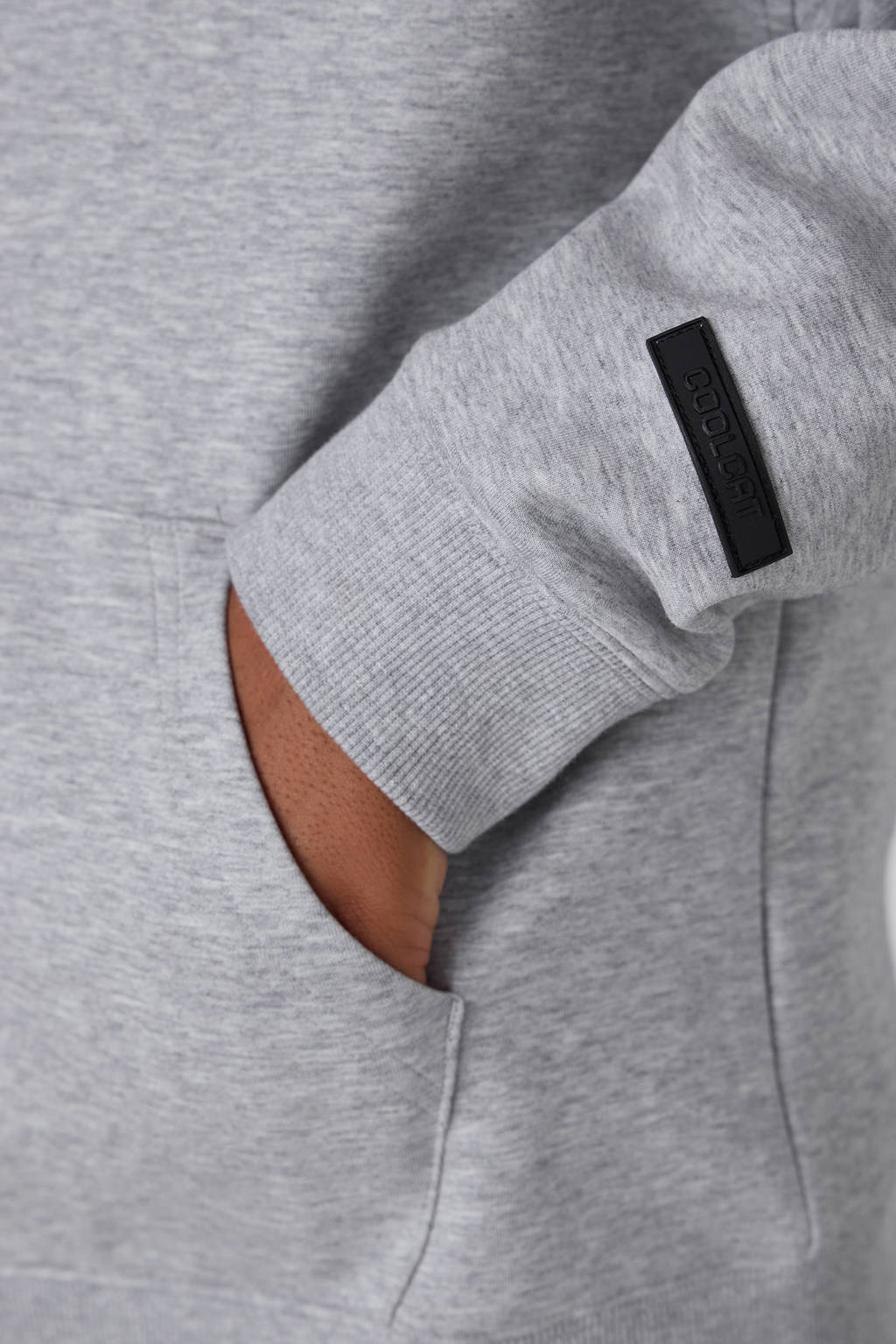 Coolcat Unisex Vest Charly met Capuchon Grijs
