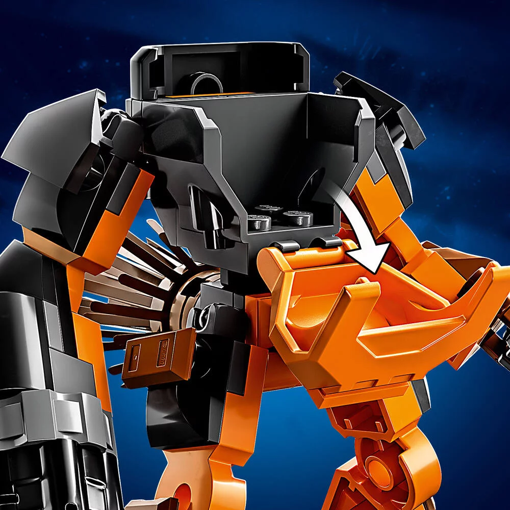 LEGO®MARVEL SUPER HEROES™ 76243 - L’ARMURE ROBOT DE ROCKET