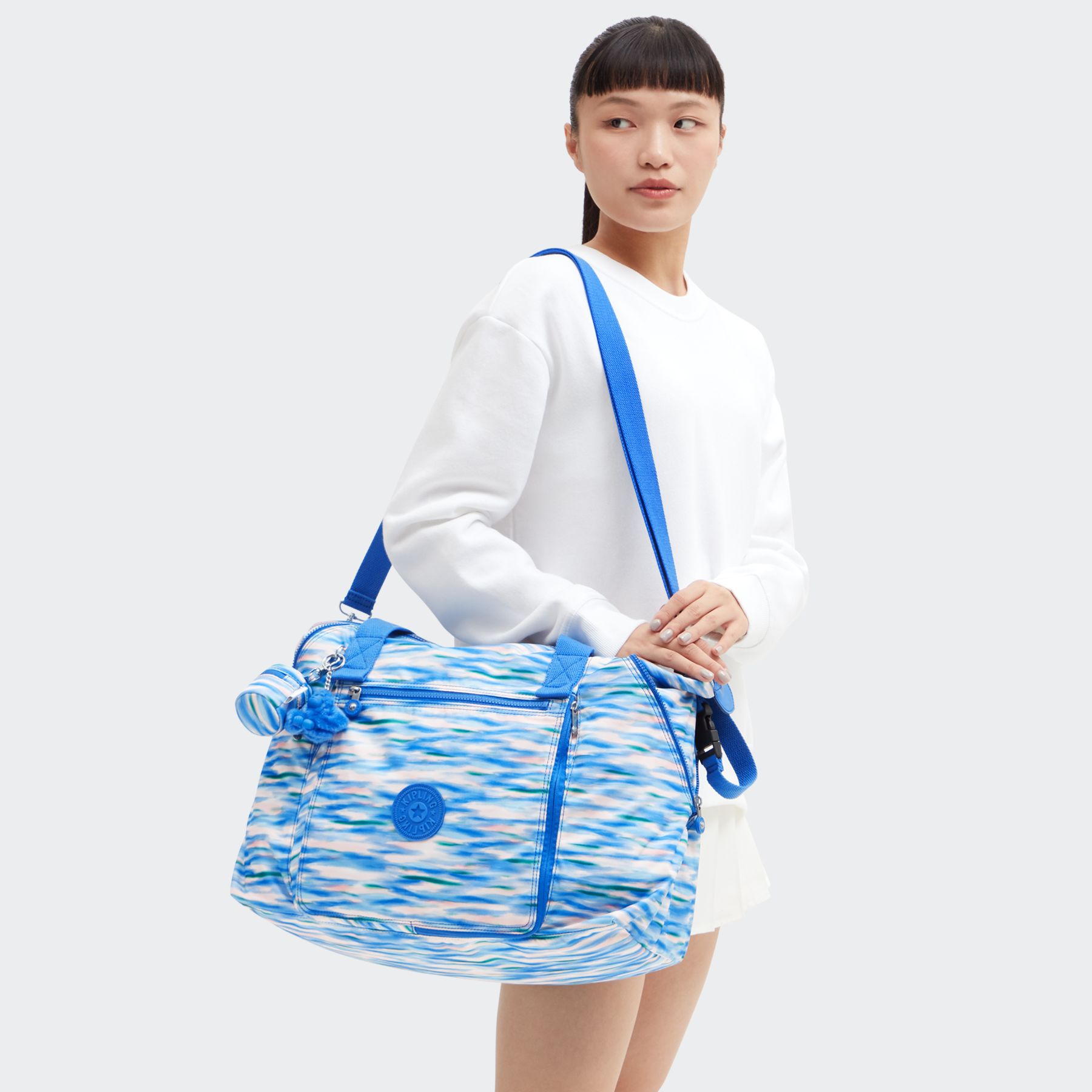 ART M BABY BAG Grand sac à langer avec matelas à langer - Diluted Blue