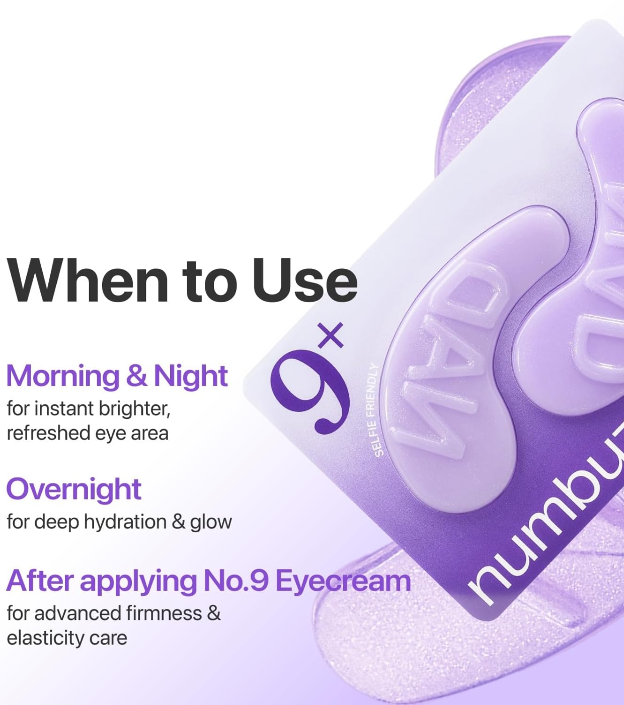 Numbuzin - Adesivos para Contorno dos Olhos No.9 NAD+ Collagen