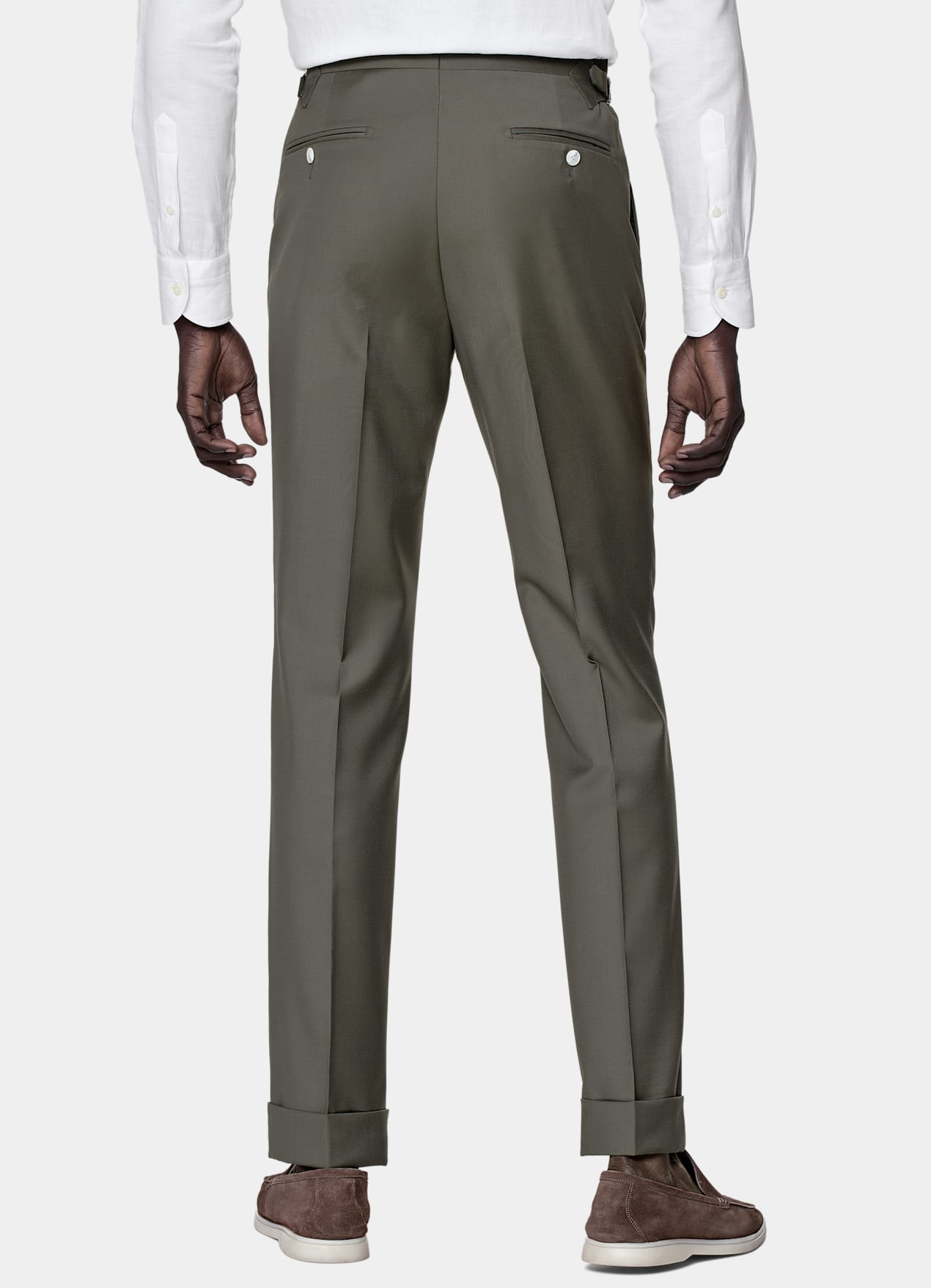 Costume Perennial Havana coupe Tailored vert foncé
