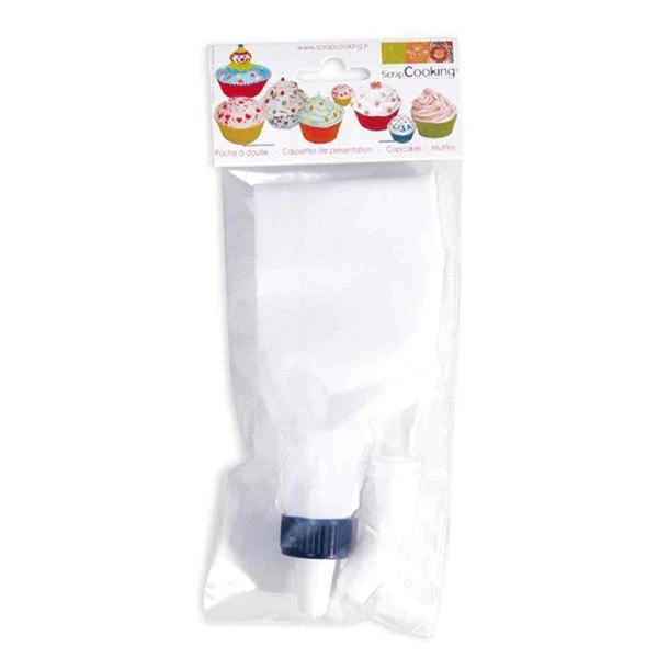 Poche à douille + 4 douilles Scrapcooking